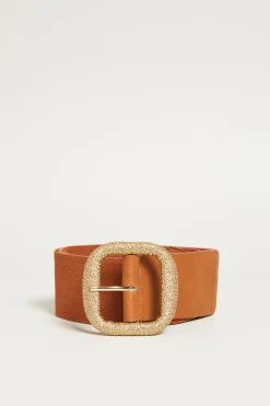 Cintura elastica - Marrone