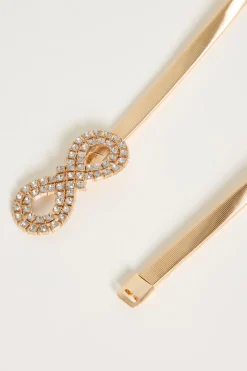 Cintura gioiello - Beige