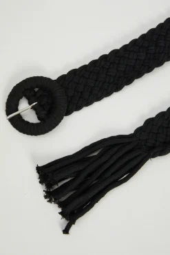 Cintura in corda - Nero