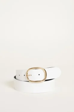 Cintura in pelle - Bianco