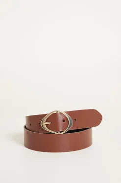 Cintura in pelle - Marrone