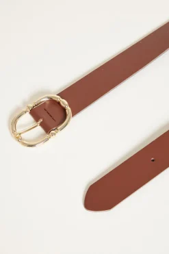 Cintura in pelle - Marrone