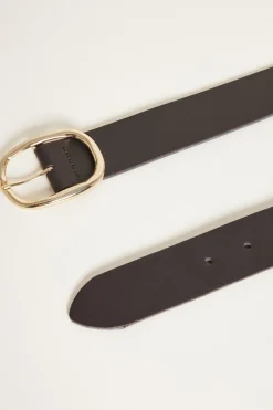 Cintura in pelle - Marrone Scuro