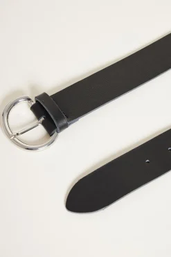 Cintura in pelle - Nero