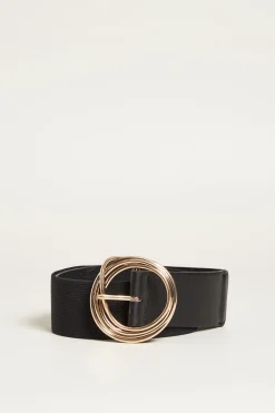 Cintura in pelle - Nero