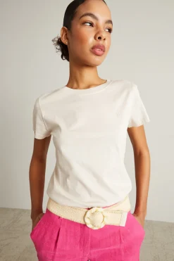Cintura in rafia - Beige