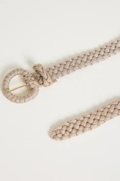 Cintura intrecciata - Beige