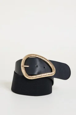 Cintura laminata - Nero