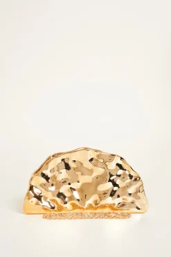 Clutch a semiluna - Oro