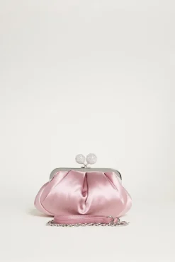 Clutch in raso - Rosa