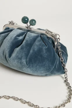Clutch in velluto - Verde