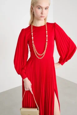 Collana a doppio giro con perline - Oro