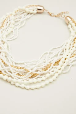 Collana girocollo - Bianco