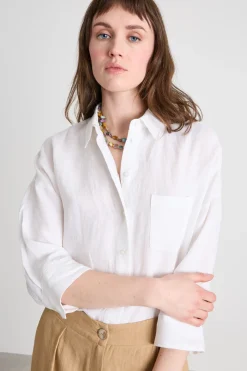 Collana multifilo di pietre - Beige