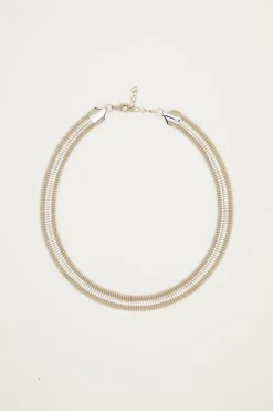 Collana tubolare - Argento