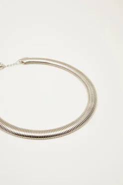 Collana tubolare - Argento