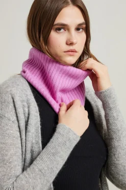 Collo in cashmere - Rosa