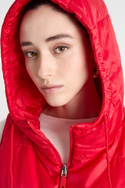 Collo cappuccio reversibile - Rosso
