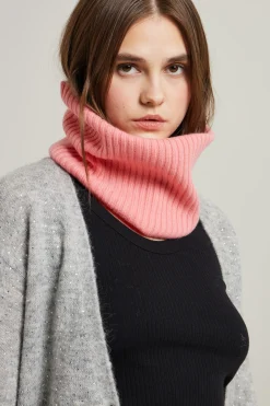 Collo in cashmere - Rosa