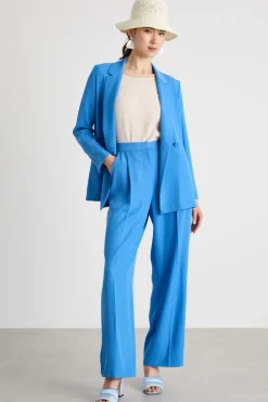 Completo fluido stretch - Blu