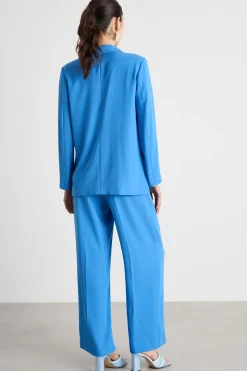 Completo fluido stretch - Blu