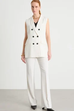 Completo gilet e pantalone - Bianco