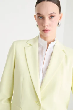 Completo in twill stretch - Giallo
