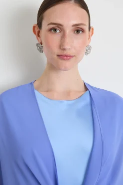 Coprispalle in georgette - Lilla