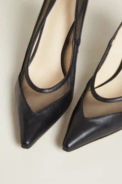 Décolleté tacco a spillo - Nero