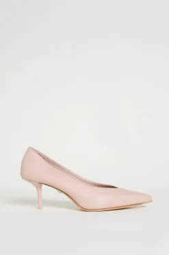 Décolleté in nappa - Beige
