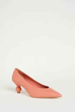 Décolleté in pelle - Rosa