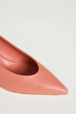 Décolleté in pelle - Rosa
