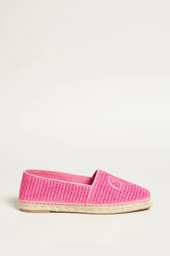 Espadrillas con ricamo - Fuxia