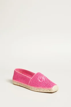 Espadrillas con ricamo - Fuxia