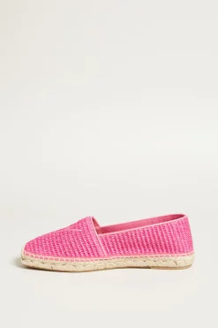Espadrillas con ricamo - Fuxia