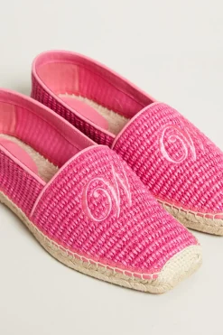 Espadrillas con ricamo - Fuxia