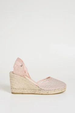 Espadrillas con zeppa - Rosa