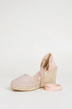 Espadrillas con zeppa - Rosa