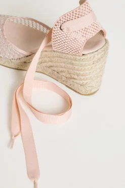 Espadrillas con zeppa - Rosa