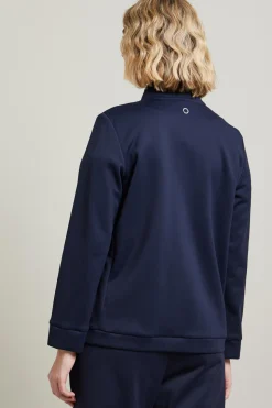 Felpa in jersey - Blu