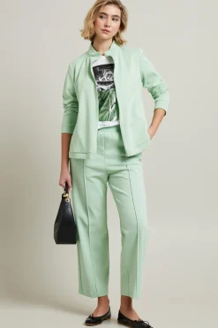 Felpa in jersey - Verde Menta
