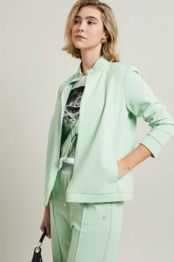 Felpa in jersey - Verde Menta