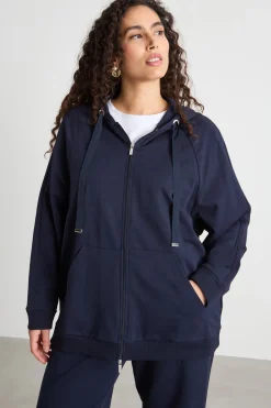 Felpa stretch - Blu