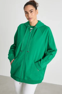 Felpa stretch - Verde