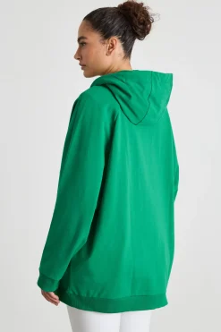 Felpa stretch - Verde