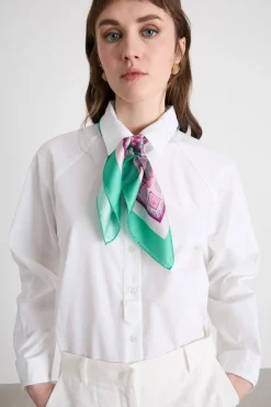 Foulard in pura seta - Viola