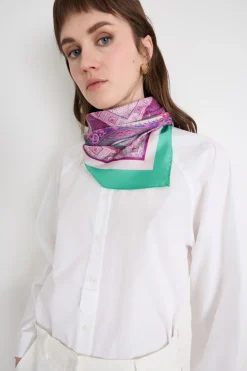 Foulard in pura seta - Viola