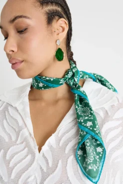 Foulard in seta - Azzurro