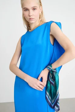 Foulard in seta - Blu