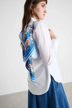 Foulard in seta - Blu